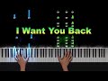 The Jackson 5 I Want You Back Piano Tutorial