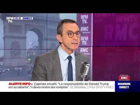 Capitole envahi par les militants pro-Trump: "Il devra rendre des comptes", estime Bruno Retailleau
