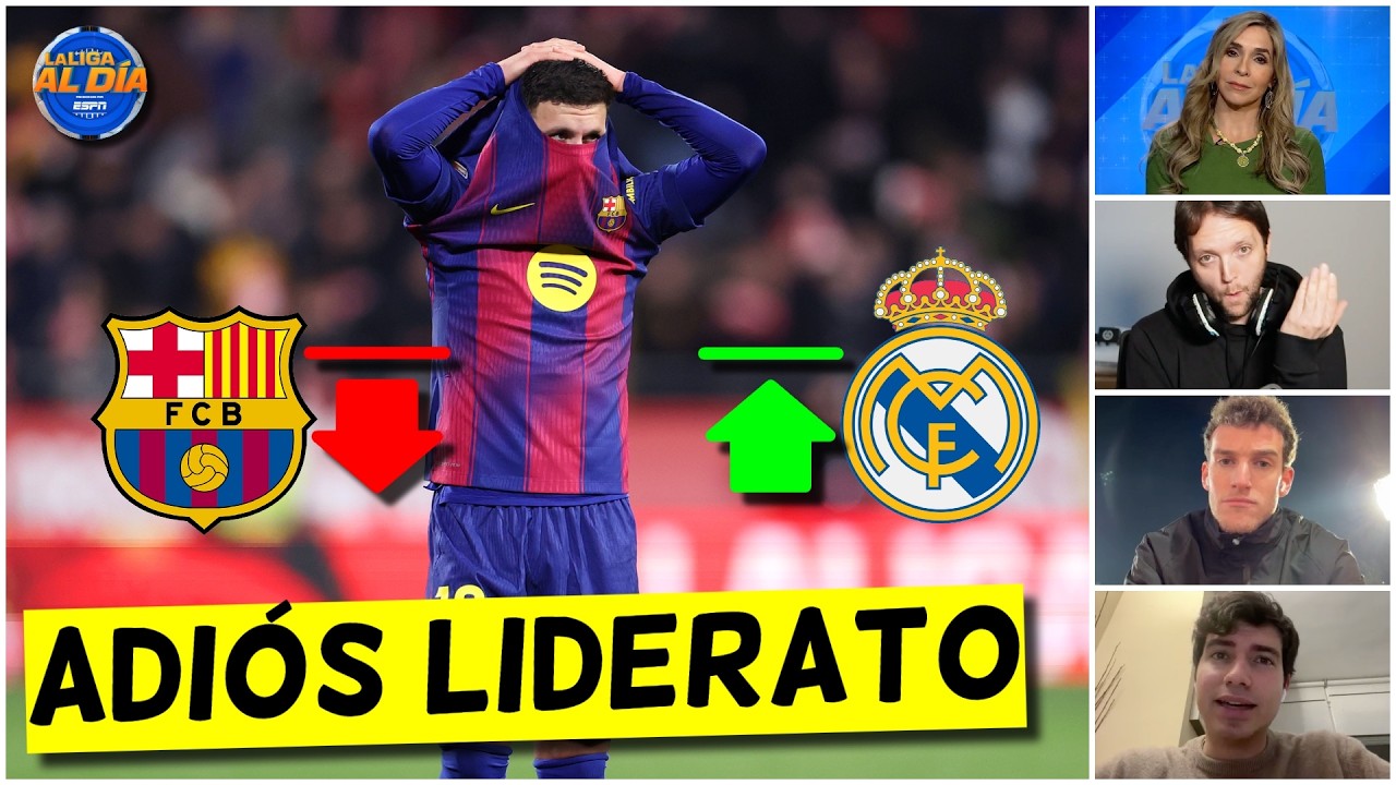BARCELONA BAJA y REAL MADRID SUBE en la TABLA tras derrota del BARÇA vs GIRONA | La Liga AL Día