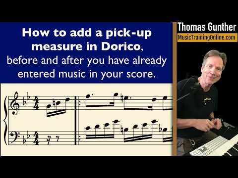 How to create a Pickup Measure in Dorico