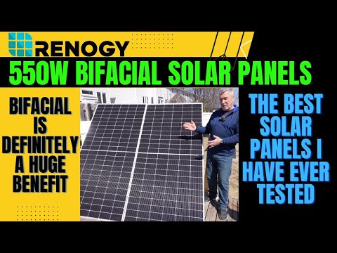 Renogy 550W Bifacial Panels.  The best panels I have ever tested. Perfect for  an off grid setup.