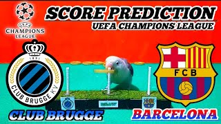BARCELONA VS CLUB BRUGGE || UEFA CHAMPIONS LEAGUE 2025/2026 || SCORE PREDICTIONS