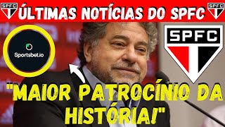 CONFIRMADO!!! PATROCNIO MASTER DO SO PAULO  FECHADO, E  O MAIOR CONTRATO J FEITO - SAIBA MAIS