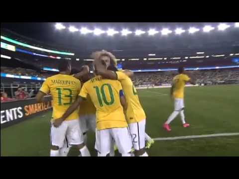 United States Vs Brazil 0-3 Rafinha Goal - Friendly Match 09/09/2015