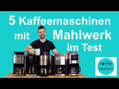 The coffee machine with grinder in the test ⭐ [5 models in comparison]