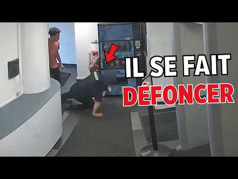 Un Policier Idiot Perd une Bagarre Contre un Fou au Commissariat 🤦‍♂️👊