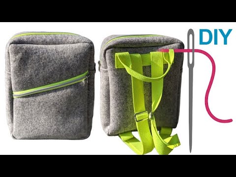 DIY Rucksack / Tasche nähen für Anfänger – DIY Rucksack Tasche "Josia"