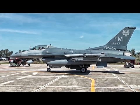U.S. F-16s At Air Exercise In Greece • INIOHOS-17