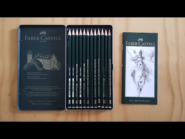 Vídeo relacionado con FABER-CASTELL 119064 - Set de lápices Castell 9000 Art, 12 grados de dureza diferentes 5B - 5H