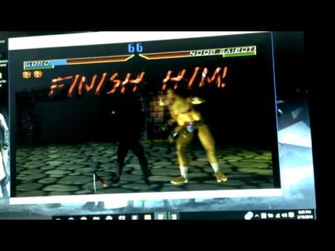 Mortal Kombat 4 - Goro vs Noob Saibot (2 or 3 rounds in 3 battles) (CHEATS INCLUDED)