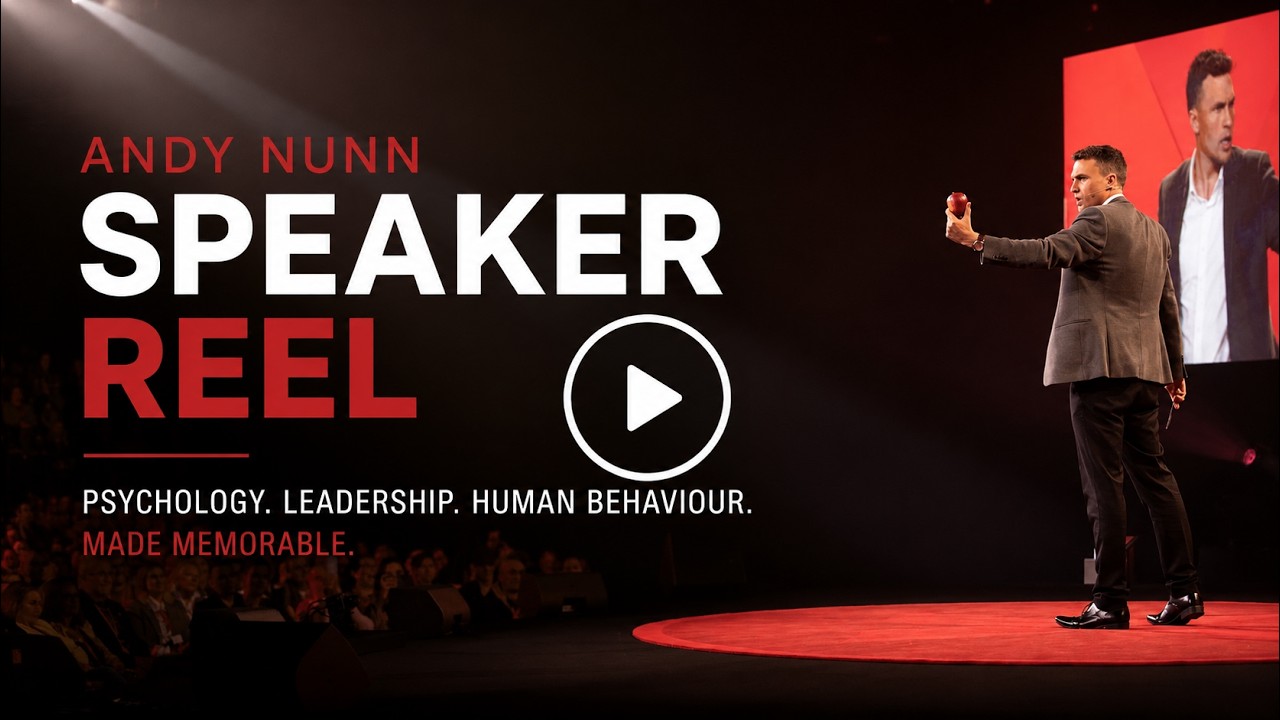 Andy Nunn keynote speaker Melbourne showreel
