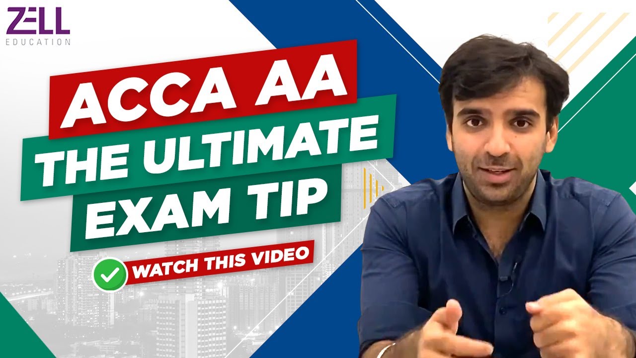 ACCA Audit Assurance Paper: Mastering the Exam with the Ultimate Tip @ZellEducation