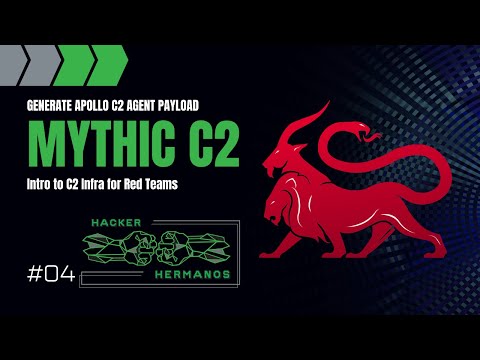 Generate Apollo C2 agent payload in Mythic C2 - Intro to C2 Infra for Red Teams