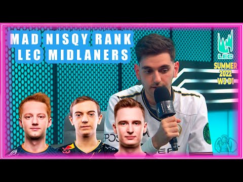 MAD NISQY RANK LEC MIDLANERS