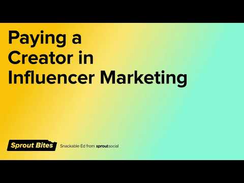 How to pay a creator in Sprout Social Influencer Marketing