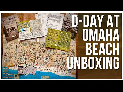 D-Day at Omaha Beach Unboxing / Decision Games - Historical Game - Solitaire Wargame - J Butterfield