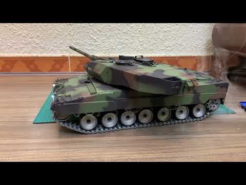 Chi tiết từ trong ra ngoài LEOPARD 2A6 Heng long 1:16