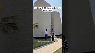 A 3-D Printed House 😲 in Pune #housetour #hometour #pune #villa #interiors By Godrej Eden Estate