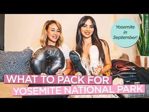 9月初去優勝美地國家公園旅遊要帶什麼？