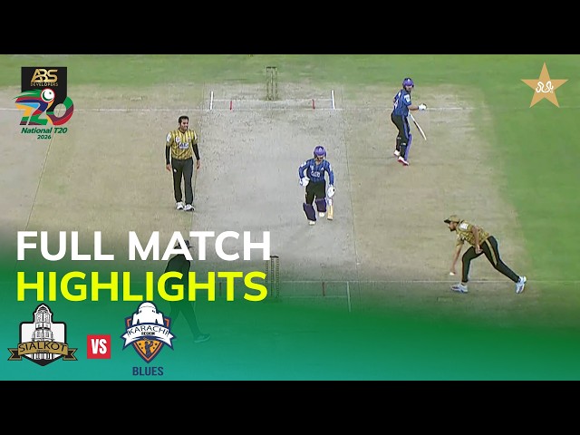 Full Match Highlights | Sialkot vs Karachi | M04 | ABS Developers National T20 Cup 2026 | MZA1T Full Match Highlights | Sialkot vs Karachi | M04 | ABS Developers National T20 Cup 2026 | MZA1T