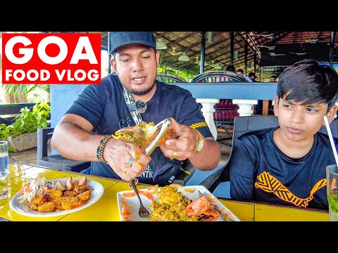 GOA'S FAMOUS SEAFOOD | FAT FISH RESTAURANT | CALANGUTE | GOA FOOD VLOG | GOA VLOG | GOA 2021 | BAGA