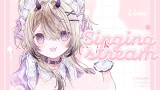 〖 歌枠￤KARAOKE 〗初見さん歓迎💜ただいま.ᐟ歌いましょう.ᐟ.ᐟギャップのある歌声は好きですか？ #まのちらいぶ 〖 #shorts 〗