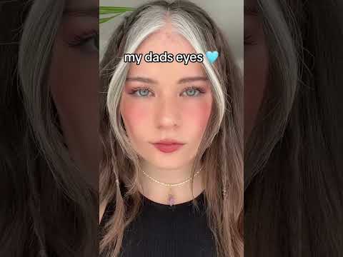 My mom🤎 or my dad🩵 eyes⁉️😇 #eyes #parents #genetics