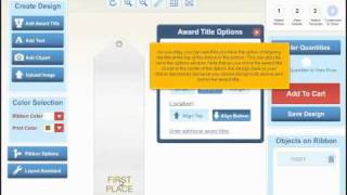 Award Titles -- How to order multiple ribbons with unique titles