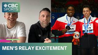 Swim fans and teammates like Josh Liendo excited for the men's relay potential