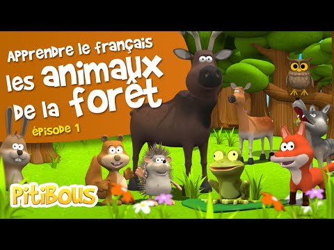 Apprendre les Animaux de la Forêt - Apprendre le Français - Ép. 1 - #Vocabulaire #enfants