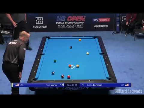 Paul Juarez - Justin Bergman | 2019 US Open 9-Ball Championship