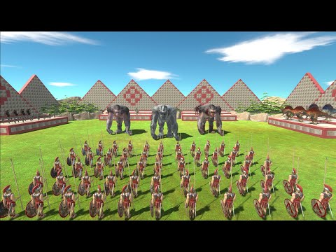 3× GORO THE GIANT vs MINI BOSS ARMY - With Same Price - Animal Revolt Battle Simulator ARBS