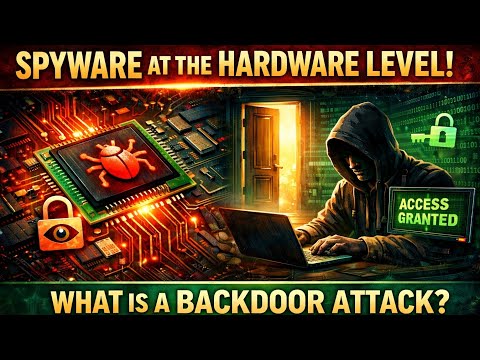 Spyware at The Hardware Level  & What is a Backdoor? backdoor attack  #cybersecuritytraining