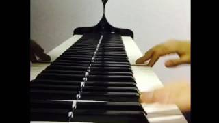 Mike Stern's "Gossip" on piano - à la J.S.Bach