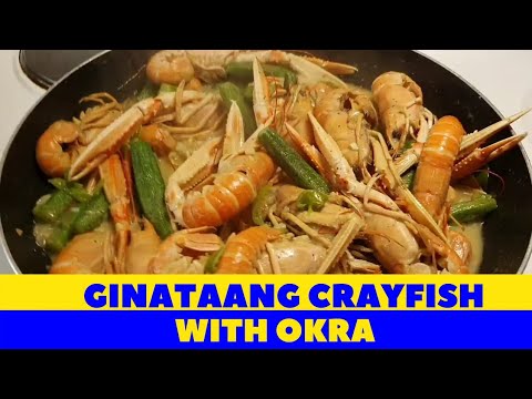 GINATAANG CRAYFISH WITH OKRA | EASY TO COOK | KRÄFTOR
