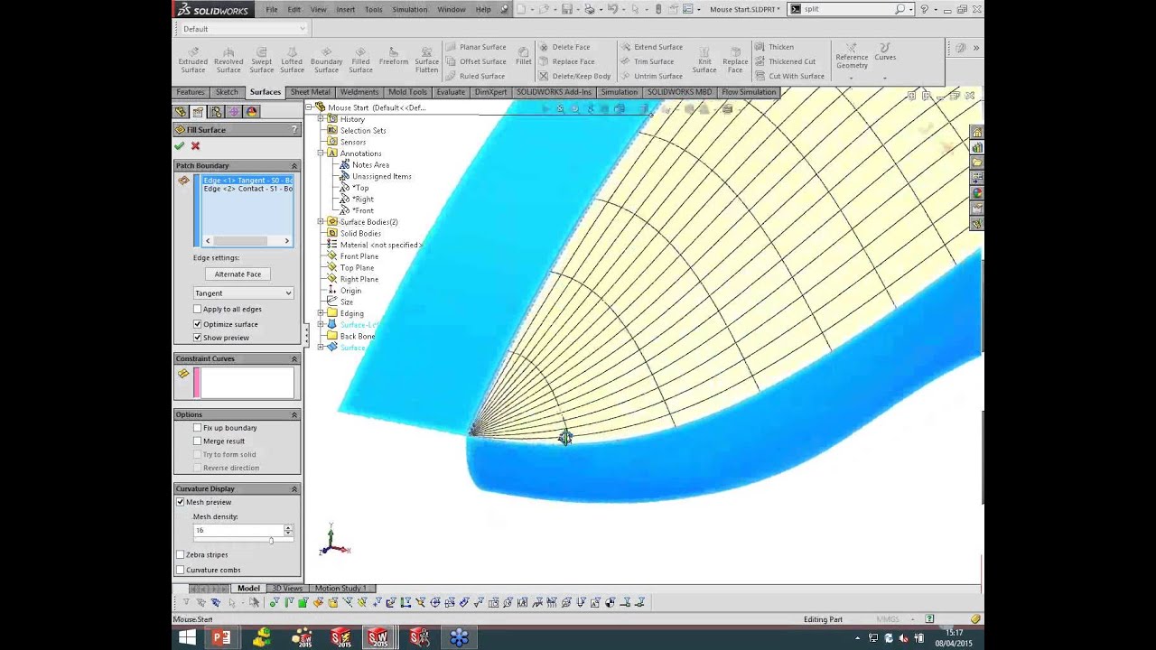 SOLIDWORKS Complex Shapes & Surfaces for Advanced Users - SOLIDWORKS Tutorial