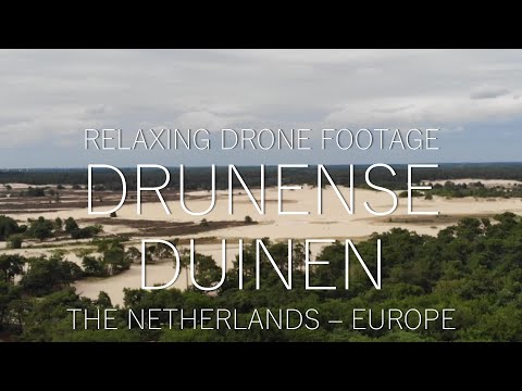 1002 Relaxing Drone Footage | Nationaal Park #DrunenseDuinen | The Netherlands | Europe