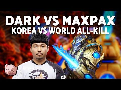 DARK vs MAXPAX |  $10k Korea vs The World All-Kill (ZvP Bo5) - StarCraft 2