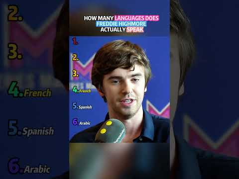 HOW MANY LANGUAGES DOESFREDDIE HIGHMOREACTUALLY SPEAK#celebrity#rank#funny#foryou#tiktok