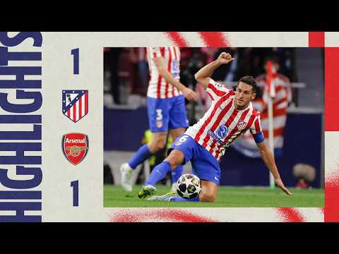 Club Atlético de Madrid 1 - 1 Arsenal FC highlights
