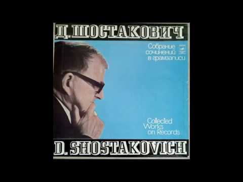 D. Shostakovich. Suite from Hamlet, for small orchestra, Op. 32a (1932)