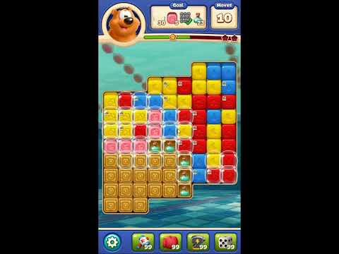 Toon Blast Level 7968 - NO BOOSTERS 🐻🐺🐱 | SKILLGAMING ✔️