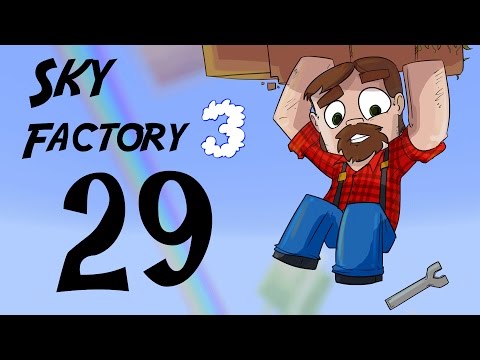 FTB 1.10 SkyFactory 3 Episode 29:  Powered Wither Skeleton Spawner!