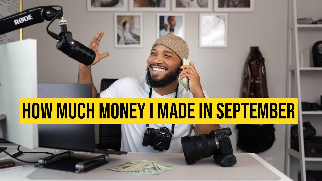 How Much I Money I Made in September: As A Full-Time Photographer