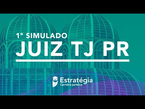 1º Simulado Juiz TJ PR: Correção