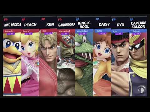Super Smash Bros Ultimate Amiibo Fights – Request #14467 Team battle at Princess Peach's Castle