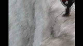 preview picture of video 'Marianna ice climbing in Fox Glacier'