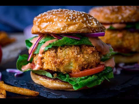Ultimate Cheesy Veggie Burger Recipe