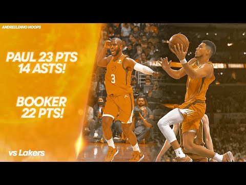Chris Paul & Devin Booker Full Highlights vs Lakers ● Paul 23 PTS 14 ASTS! Booker 22 PTS! ● 22.10.21