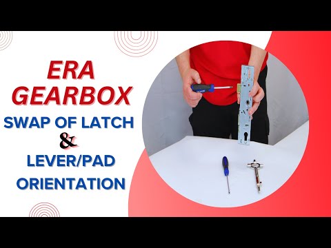 ERA Vectis gearbox latch and lever/pad orientation swapping